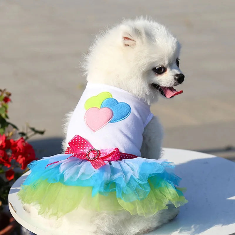 Cat Clothes Dog Wedding Dress