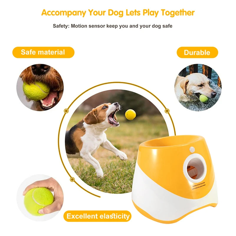 Dog Tennis Launcher Automatic Pet