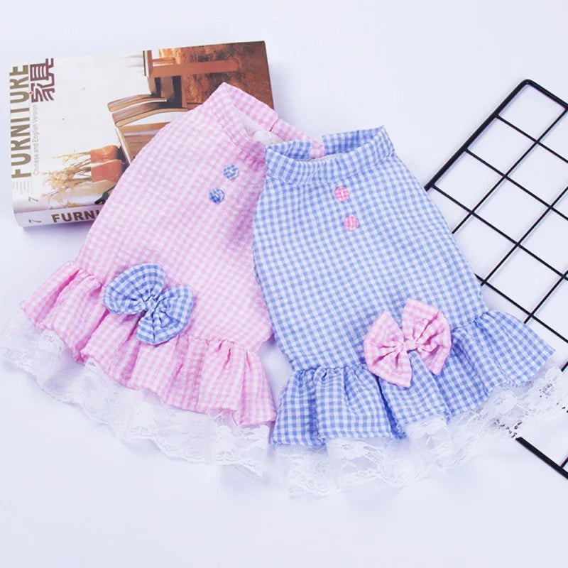 Cat Clothes Dog Wedding Dress