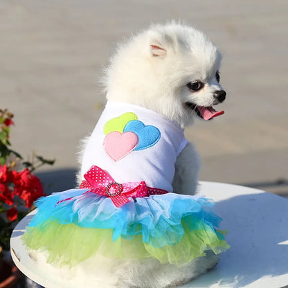 Cat Clothes Dog Wedding Dress