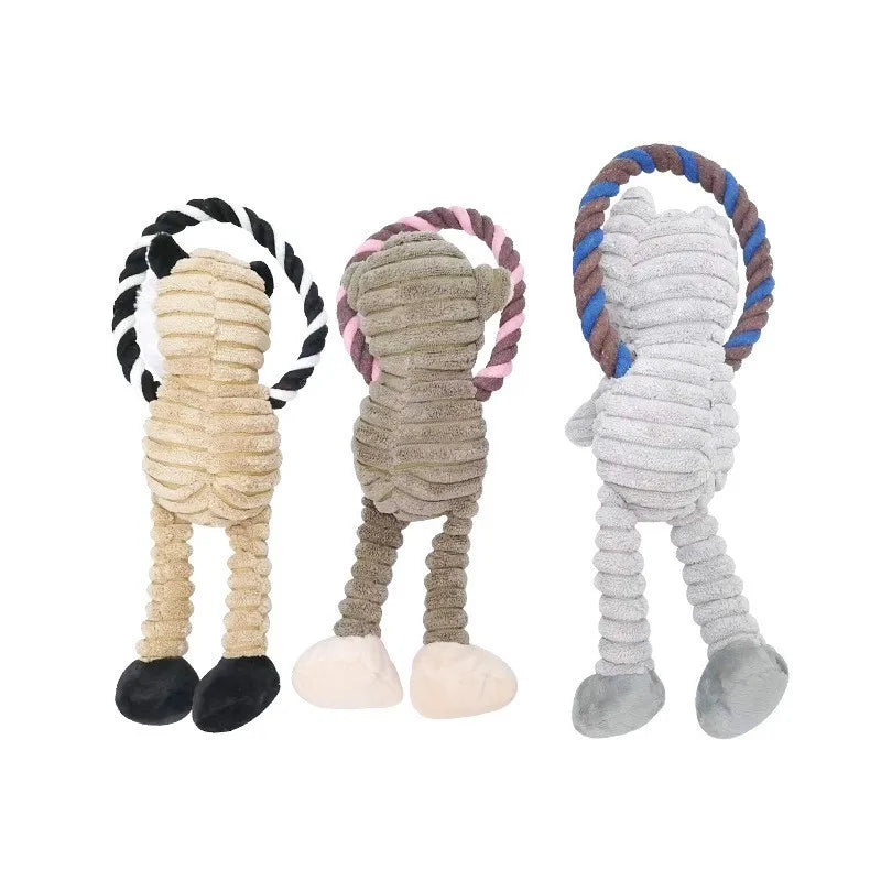 Dog Plush Toys Pet Squeaky Animal Toy