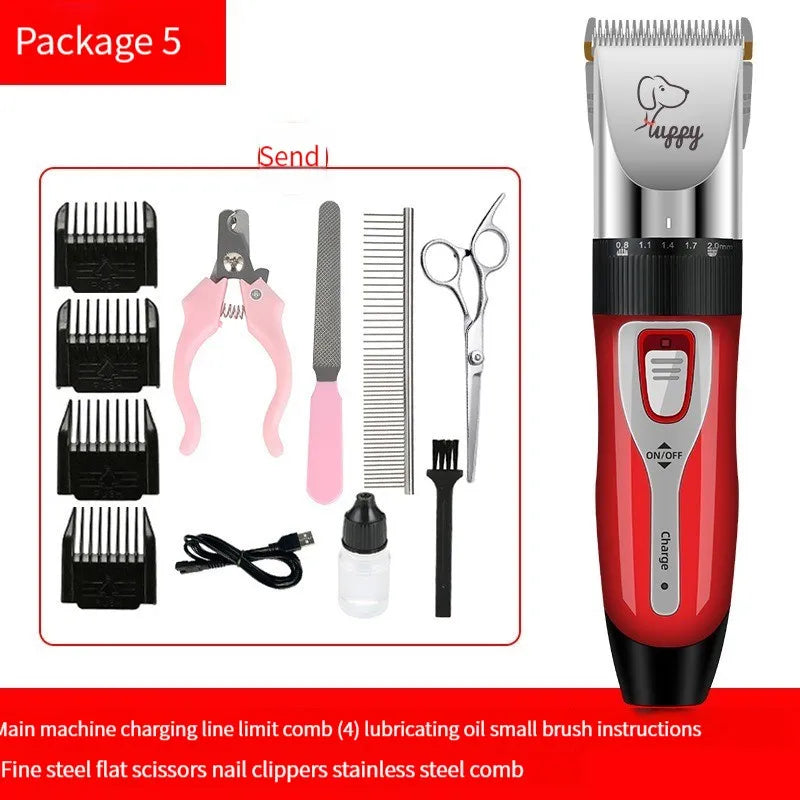 Dog Hair Clipper Pet Hair Trimmer Set