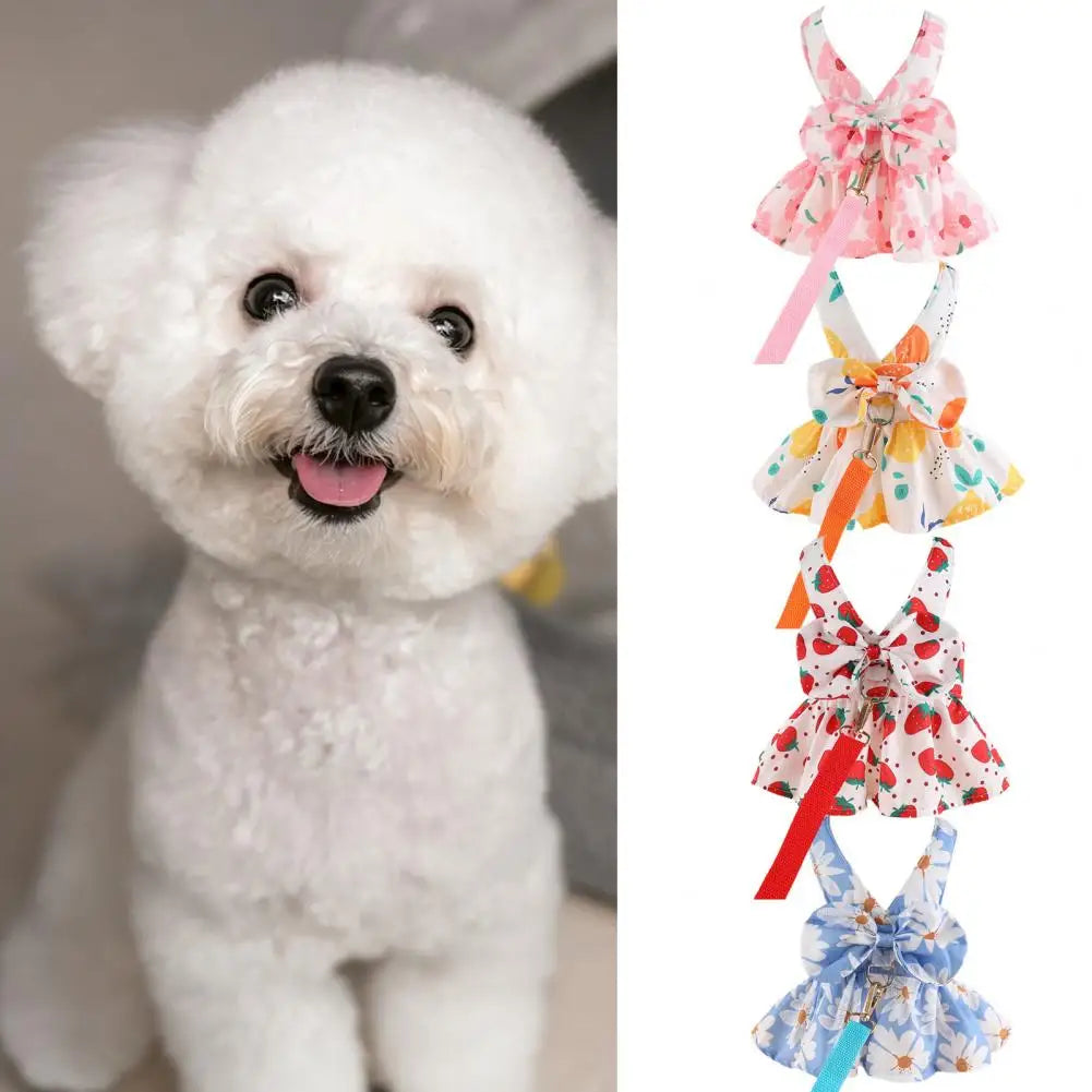 Cute Dog Dress Summer Outdoor